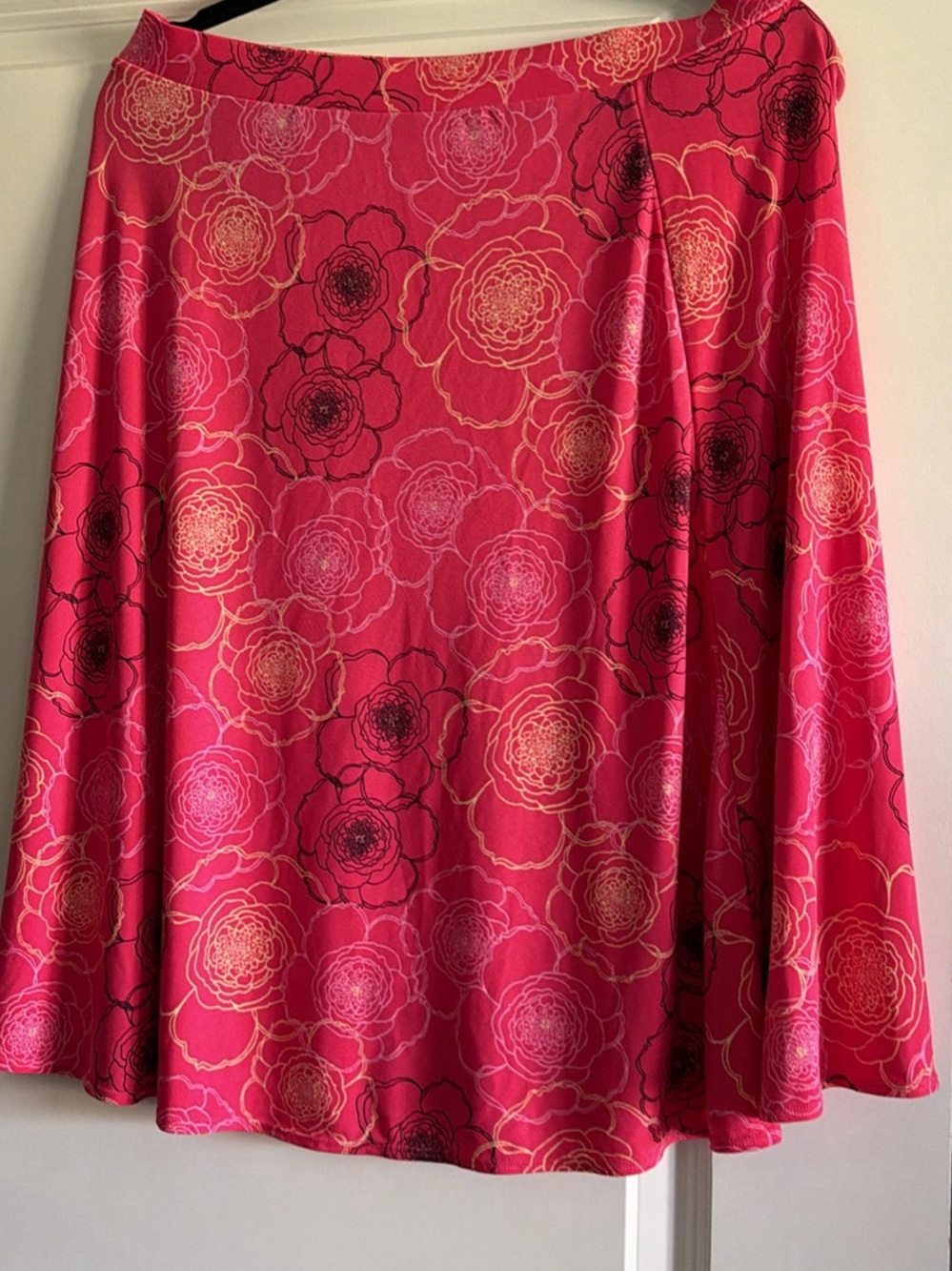 George Pink Floral Circle Skirt